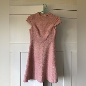 Vince Camuto blush pink glitter dress engagement formal